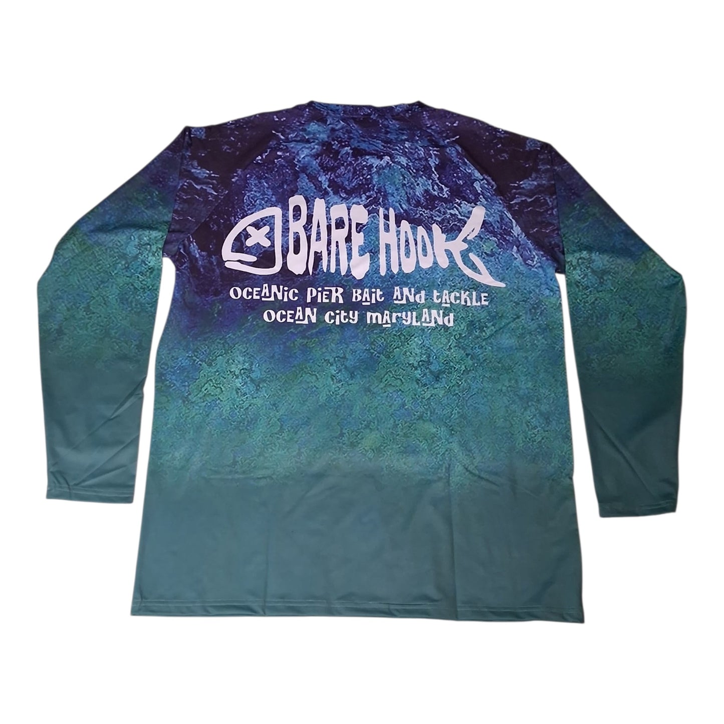 BareHook Performance Fishing Long Sleeve UV Fishing Shirt – Grey Camo