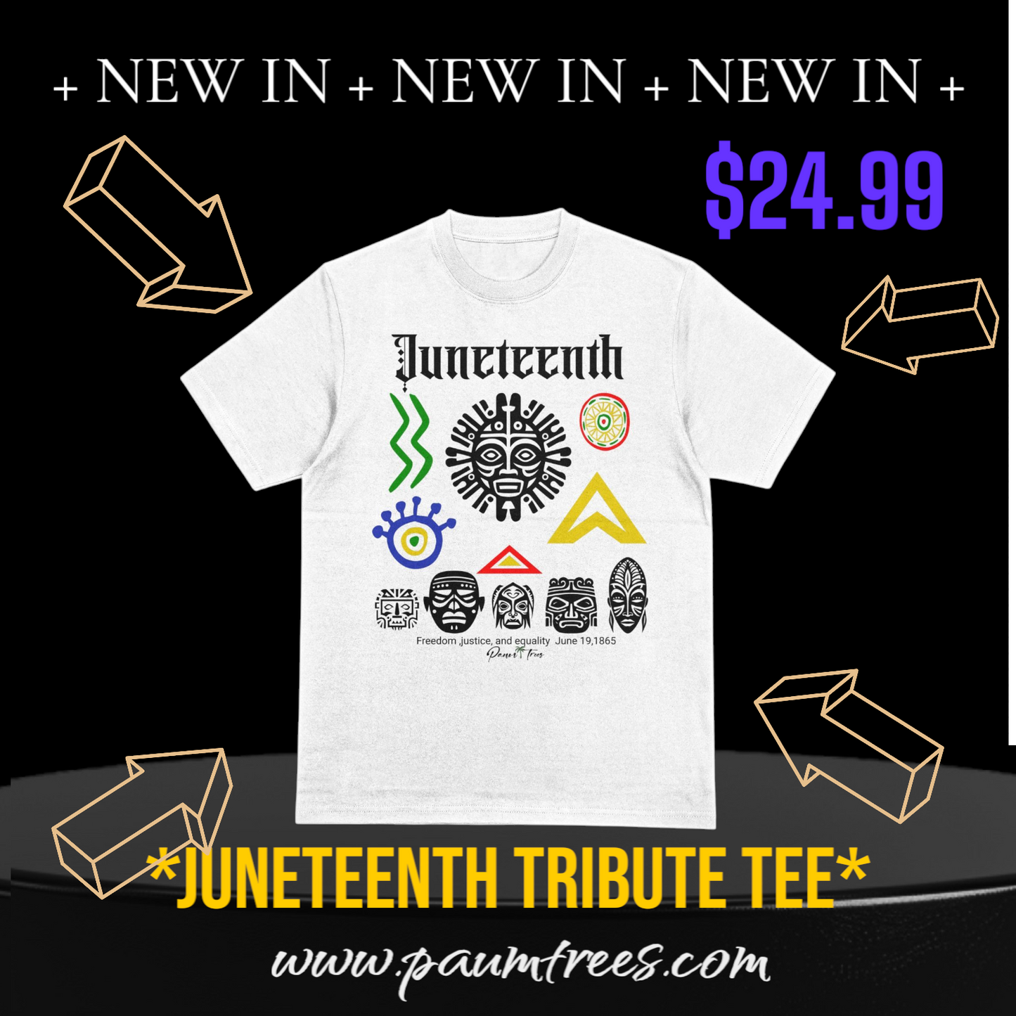 Juneteenth tribute tee