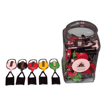 A.S.H.E.S. Retractable Lighter Leash Keychains (Assorted Colors)
