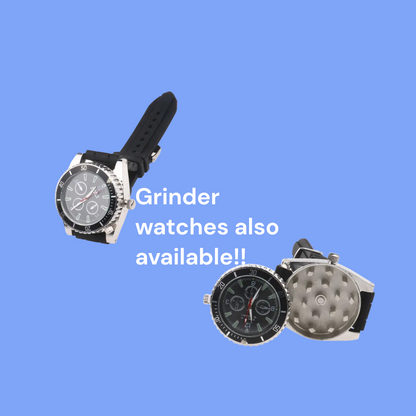 2-in-1 Secret Herb Grinder Wristwatch – Stealth Secret Compartment Watch2-in-1 Secret Herb Grinder Wristwatch – Stealth Secret Compartment Watch