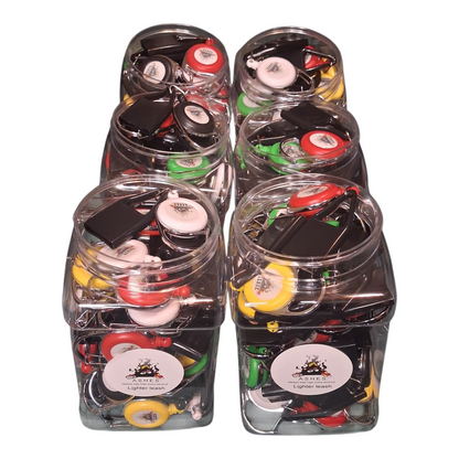 A.S.H.E.S. Retractable Lighter Leash Keychains (Assorted Colors)