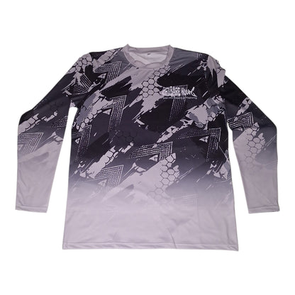 BareHook Performance Fishing Long Sleeve UV Fishing Shirt – Grey Camo