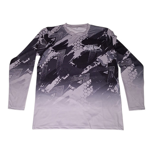 BareHook Performance Fishing Long Sleeve UV Fishing Shirt – Grey Camo