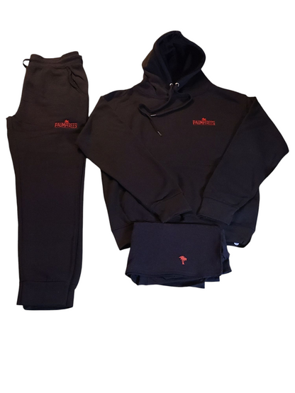 Paumtrees Black and Red Sweat suit 🖤❤️