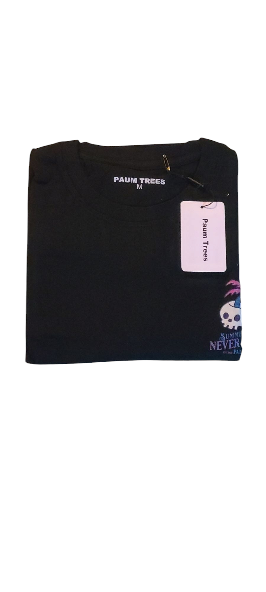 Paum Trees Summer Vibes Graphic Tee🖤💜