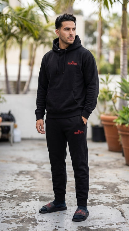 Paumtrees Black and Red Sweat suit 🖤❤️
