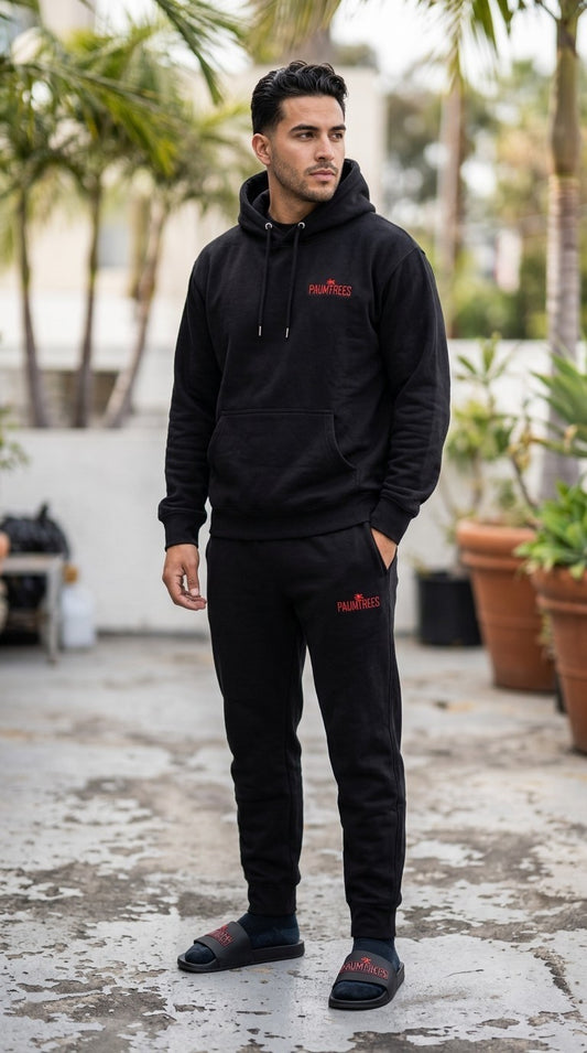 Paumtrees Black and Red Sweat suit 🖤❤️