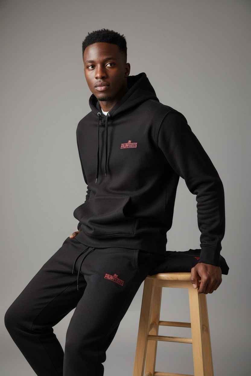 Paumtrees Black and Red Sweat suit 🖤❤️